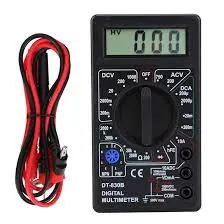 SECURITY DIGITAL MULTIMETER WITH ACCESORIES - DT-830B