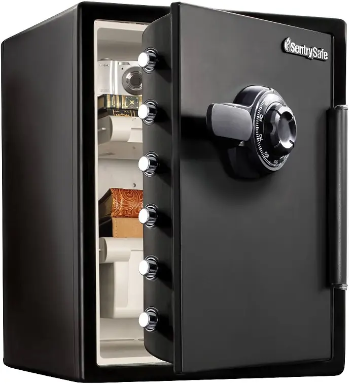SENTRYSAFE SFW205CWB FIREPROOF & WATERPROOF SAFE WITH DIAL COMBINATION 2.0 CUBIC FEET - SFW205CWB