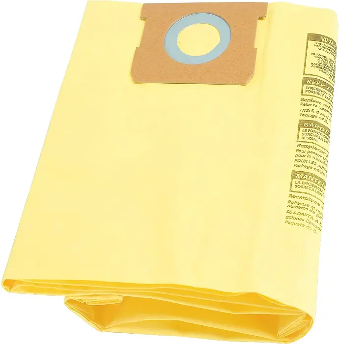 SHOP VAC TYPE H COLL BAG-PAPER 15-22 GAL CUT CASE - 9067333