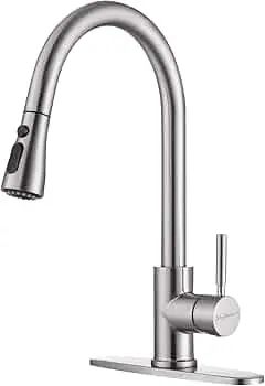 SINGLE FAUCET FOR SINK WITH PULL-DOWN SPRAYER A367-MY8805-3-8 