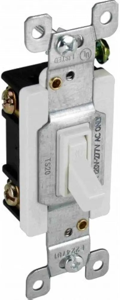 SINGLE POLE 20A/120V TS20 SWITCH - TS20-W