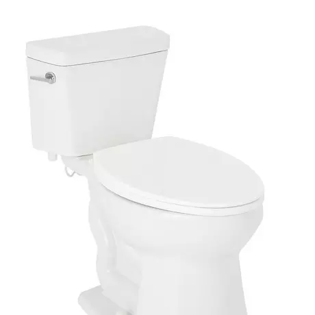 SLOW CLOSING RD TOILET SEAT WHITE - SCETS2000