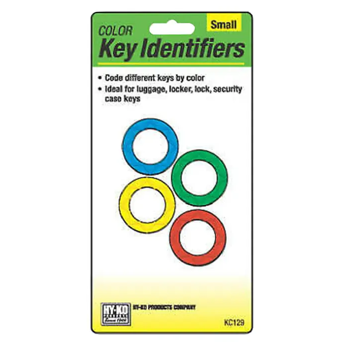 SMALL KEY IDENTIFIERS - 4/CARD HY-KO - KC129