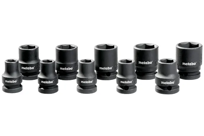 SOCKET WRENCH SET 1/2" IMPACT-PROOF METABO - 628831000
