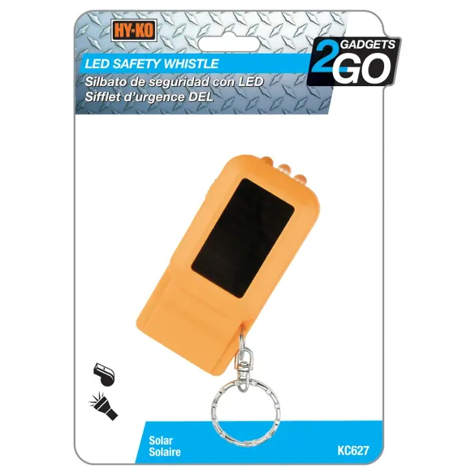 SOLAR LED SAFETY WHISTLE HY-KO - KC627