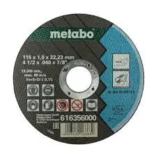 SP 115 X 1.0 X 22.23 FAST METAL CUTTING DISC METABO - 616358000..