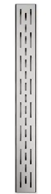 STAINLESS STEEL FLOOR DRAIN 24" X 2-3/4" 304SS - BMFD24B