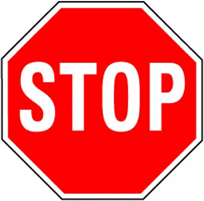 STOP SIGN 18" X 18" HY-KO - HW-31