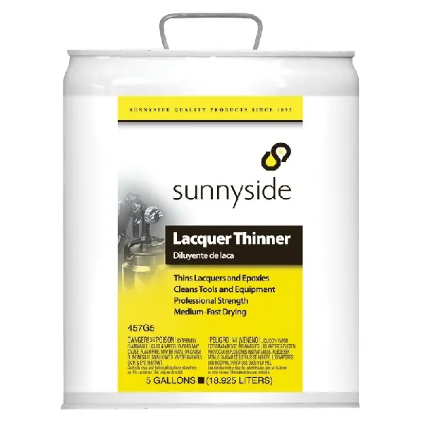 SUNNYSIDE LACQUER THINNER 5GAL - 457G5