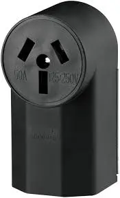 SURFACE MOUNT 3-POLE, 3WIRE NON-GROUNDLING POWER OUTLET 50A-458/250V