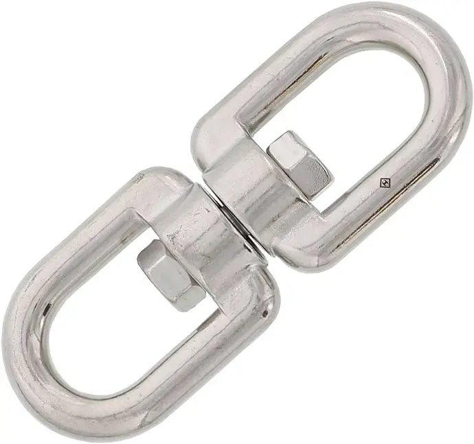 SWIVEL DOUBLE EYE 1/2" ZINC F-TR DEFT-1/2