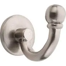 SINGLE HOOK SATIN NICKEL - FH31