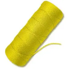 THE CORDAGE SOURCE TWINE #18 X 500 TWIST YELLOW NYLON SIEN - 573736