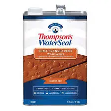 THOMPSON WATERPROOFING SEDONA RED SEMI-TRANSPARENT DECK AND SIDING