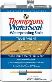 THOMPSON WATERPROOFING STAIN TRANSPARENT MAPLE BRWON GAL - TH041821-16