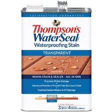 THOMPSON WATERPROOFING STAIN TRANSPARENT WOODLAND CEDER GAL - TH041851-16