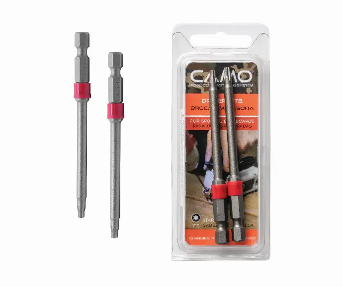 TIP 15 - CAMO STAR DRIVER BIT ( 2BITS/PACK) - 0345099