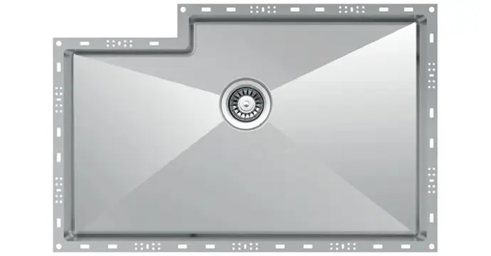 TOPZERO SEAMLESS EDGE SS SINK 16GA 22" X 32" X 10" BONN - TZXR815
