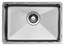 TOPZERO SEAMLESS EDGE SS SINK 16GA SINGLE BOWL 34" X 22" X 10" BONN - TZXR815R