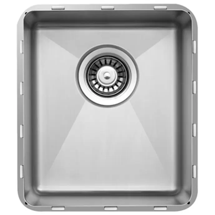 TOPZERO SEAMLESS EDGE SS SINK 18" X 16" X 9" DEEP LISBON  - TZR400