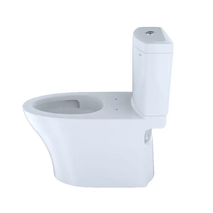 TOTO AQUIA IV DUAL FLUSH TOILET ELONGATED BOWL W/ASHLET CONNECTION ...