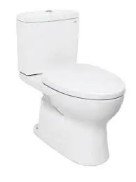 TOTO ELONGATED SKIRTED TOILET WHITE " MONARCH", TANK- SCREW - C320RE#W- S320DE#W- TX801LN