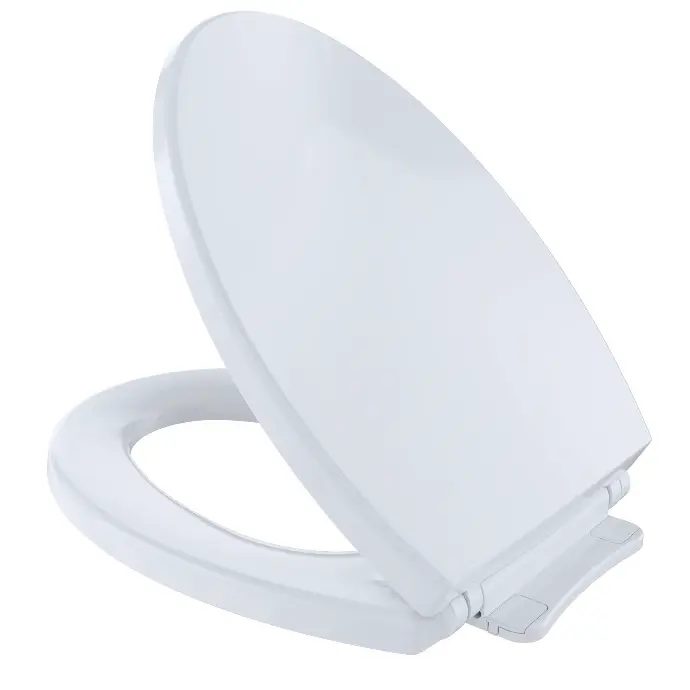 TOTO ENLONGATED SOFT CLOSING SEAT AND COVER - PLASTIC WHITE - TC385VS#W