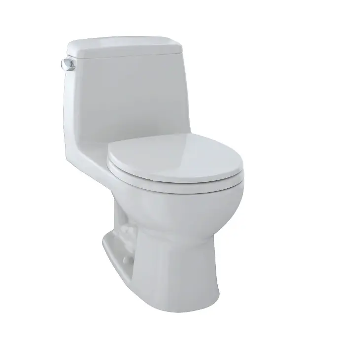 TOTO ROUND FRONT SKIRTED TOILET BOWN/ TANK " MEIJI" WHITE - C600E#W- S660DE#W