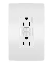 TRADEWINDS PRO SELF-MONITORING GFCI RECEPTACLE TAMPER WEAHTER RESISTANT WALL PLATE 15 AMP 125V WHITE - TWP-TST15WR