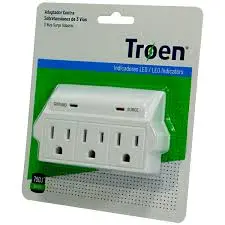 TROEN 3 WAY OUTLET - A136-JC17