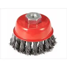 TT-SS 3" X 5/8" KNOTTED WIRE CUP BRUSH .035MM 229G - BRWWB0001SS