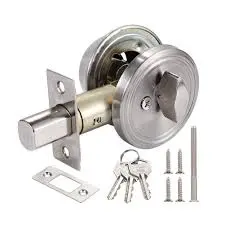 TT-SS ENTRANCE HANDLE LOCKSET KNOB SINGLE CYLINDER 3BRASS KEY - BR805871SS