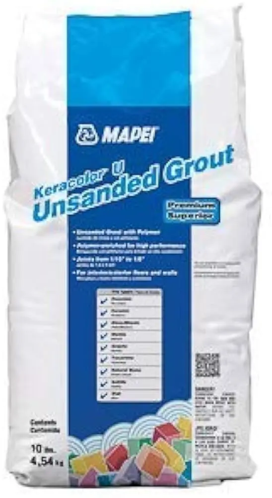 UNSANDED SEASHELL GROUT 10LB BUCKET 124