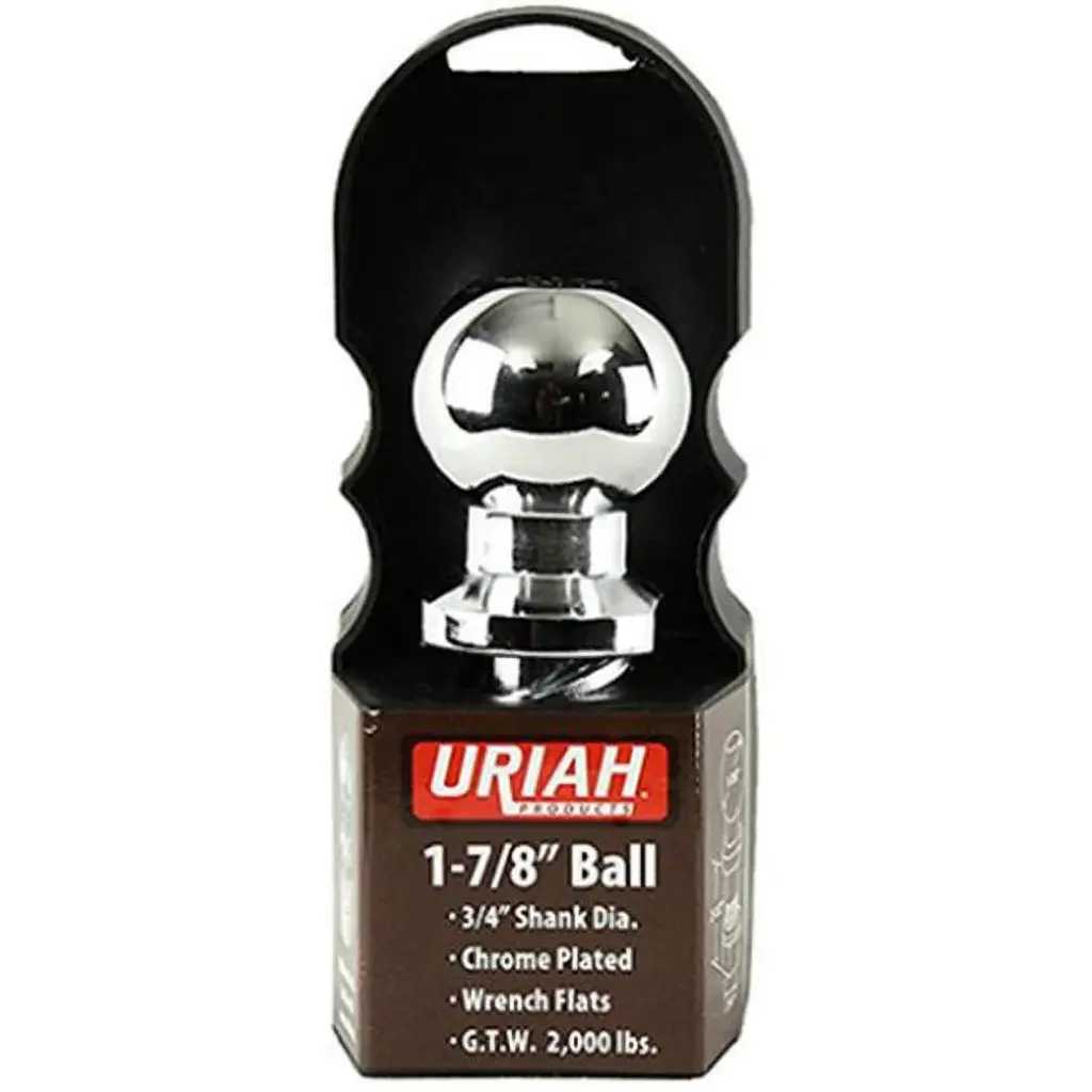 URIAH TRAILER BALL 1-7/8" LONG SHANK 3/4" X 2-1/2" - UT187575 