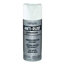 VALSPAR 21900.076 ANTI RUST WHITE GLOSS ENAMEL SPRAY CAN - 044.0021900.076
