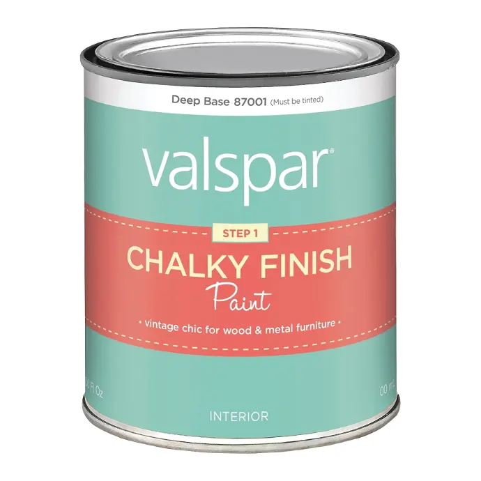 VALSPAR CHALKY FINISH PAINT SYSTEM MATTE MEDIUM BASE QUART - 410.0087000.005