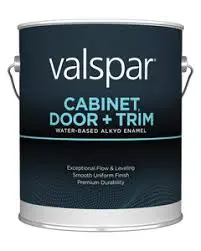 VALSPAR ENAMEL CABINET/DOOR/TRIM INT/EXT SATIN PASTEL BASE PAINT GA...