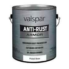 VALSPAR INTERIOR/ EXTERIOR ANTI-RUST ARMOR OIL GLOSS ENAMEL TINT BASE 1GAL - 044.0021811.007
