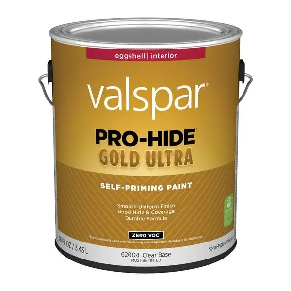VALSPAR PRO HIDE GOLD ULTRA INTERIOR EGGSHELL PASTEL BASE 1GAL - 02...