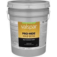 VALSPAR PRO-HIDE GOLD ULTRA EXTERIOR FLAT SUPER ONE COAT WHITE 5GAL - 028.0065000.008