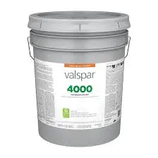 VALSPAR PROFESSIONAL CONTACTOR 4 SERIES INTERIOR LATEX SEMI-GLOSS LIGHT BASE PAINT 5 GAL - 045.0099421.008