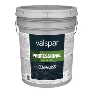 VALSPAR PROFESSIONAL EXTERIOR SEMI-GLOSS LIGHT BASE 5 GAL - 045.0012911.008