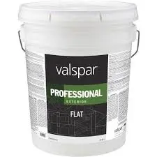 VALSPAR PROFESSIONAL FLAT NEUTRAL BASE EXTERIOR PAINT 5 GAL - 045.0012614.008