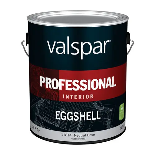 VALSPAR PROFESSIONAL INTERIOR LATEX PAINT EGGSHELL NEUTRAL BASE 1 GAL - 045.0011814.007