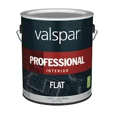 VALSPAR PROFESSIONAL INTERIOR LATEX PAINT FLAT LIGHT BASE 1 GAL - 045.0011611.007
