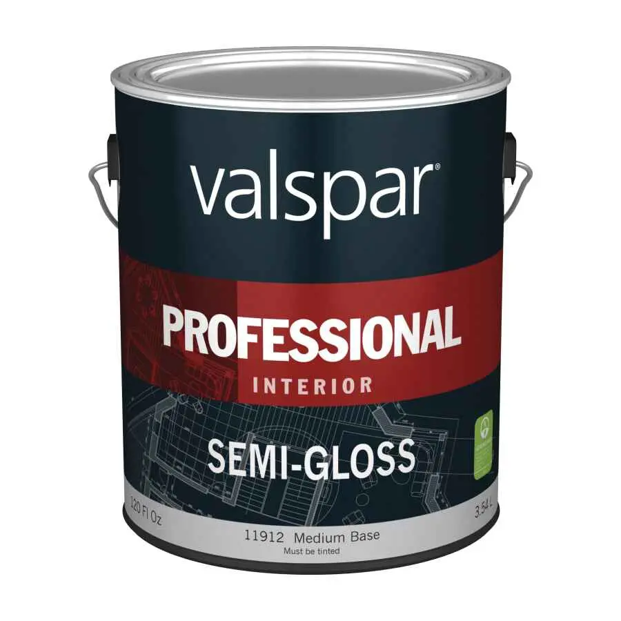 VALSPAR PROFESSIONAL INTERIOR LATEX SEMI-GLOSS MEDIUM BASE 1 GAL - 045.0011912.007
