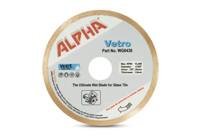 VETRO GLASS BLADE CONT 4-3/8" - WG0438