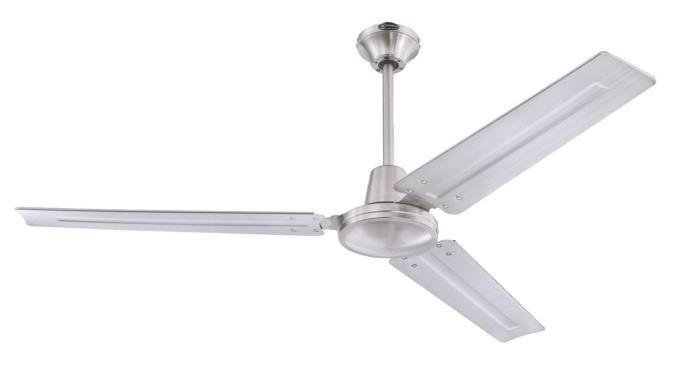 WESTINGHOUSE FAN CEILING 56" CFM 6188 INDUSTRIAL SILVER - 72738