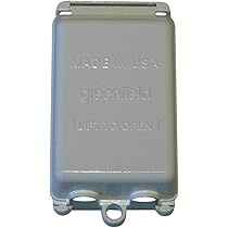 WHILE-N-USE WEATHERPROOF ELECTRICAL BOX COVER GRAY - WIUVPS 