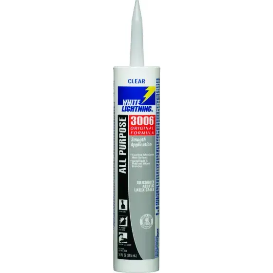 WHITE LIGHTNING TRANSPARENTE CLEAR SILICONE 10oz - W12001010